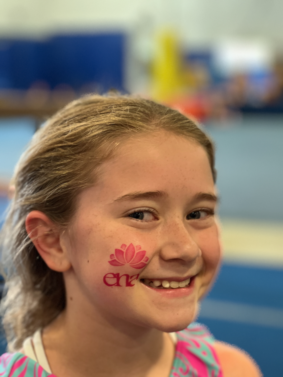 ENA gymnast during General Gymnastics class