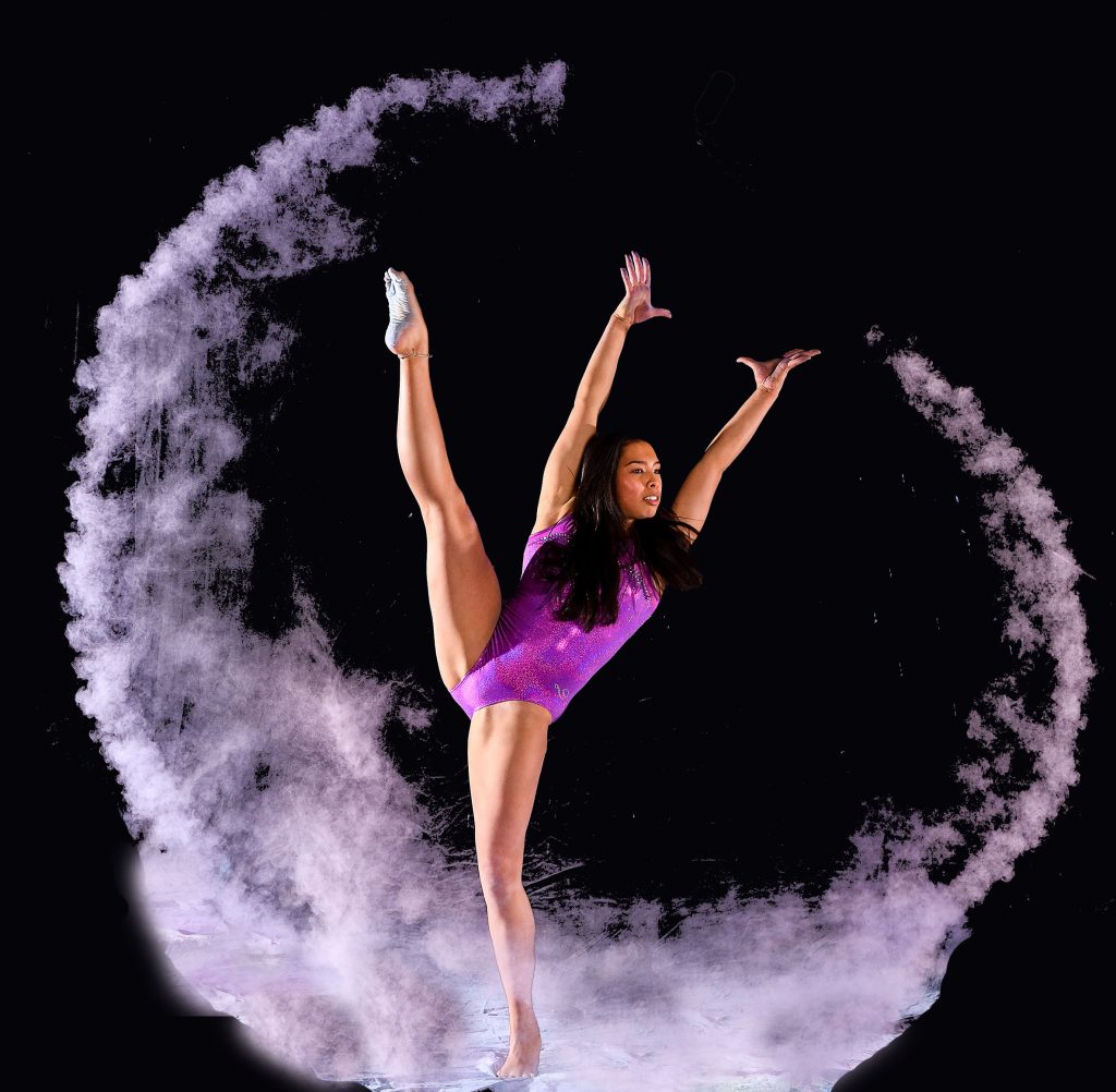 ENA competitive team gymnast
