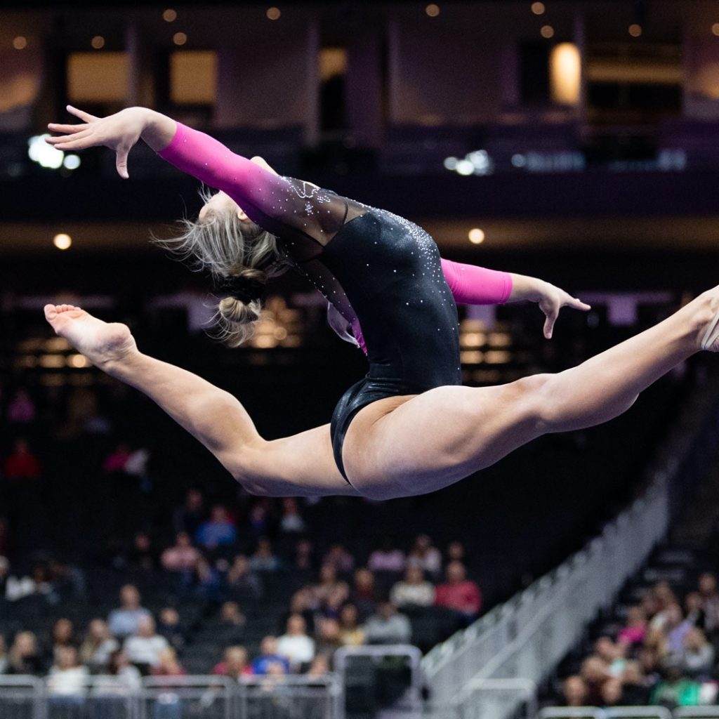 ENA competitive gymnastics team