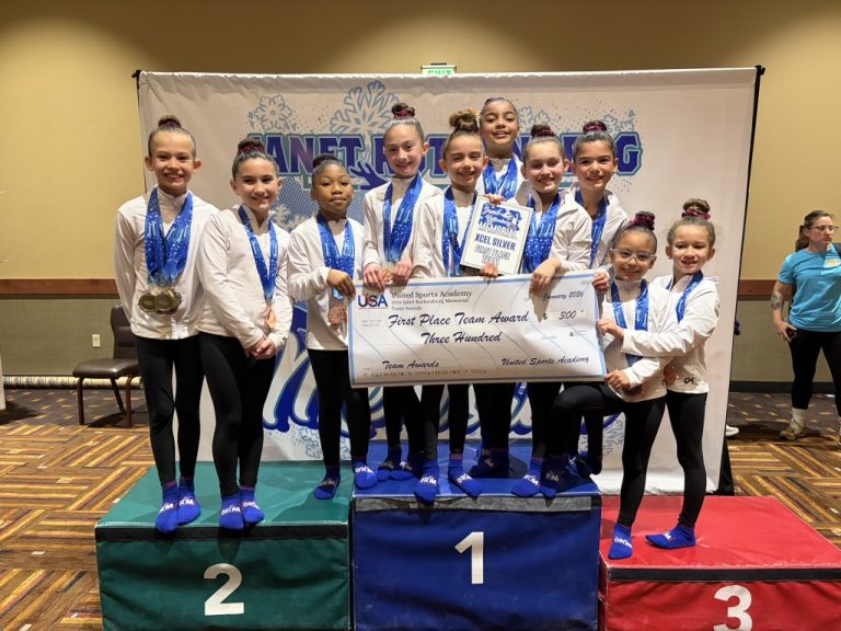 ENA USAG Xcel competitive gymnastics team